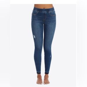 Spanx Skinny Distressed Ankle Jean Jeggings Size M